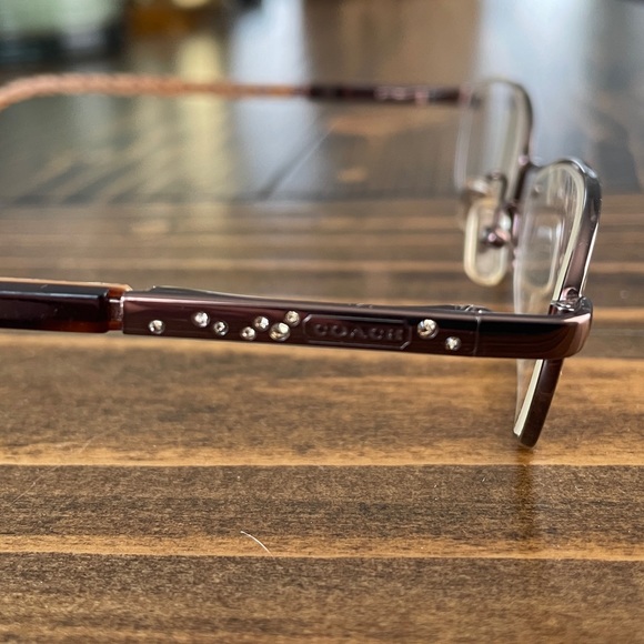 Coach Tortoise & Rhinestone Glasses - Picture 7 of 8